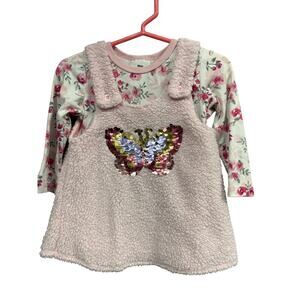 5/$20 Pink Floral Butterfly Set - My Destiny - 12mo